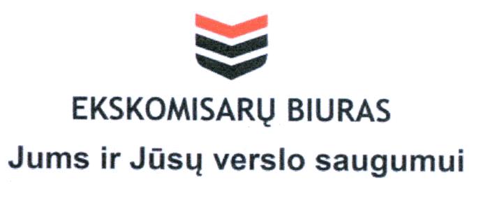 Prekės ženklas: EKSKOMISARŲ BIURAS Jums ir Jūsų verslo saugumui